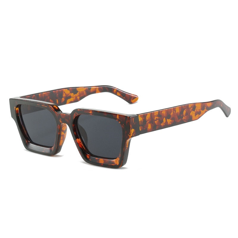 YOOSKE Vintage Small Square Sunglasses for Men Women Luxury Brand Designer Retro Sun Glasses Unisex Ins Popular Shades Eyewear