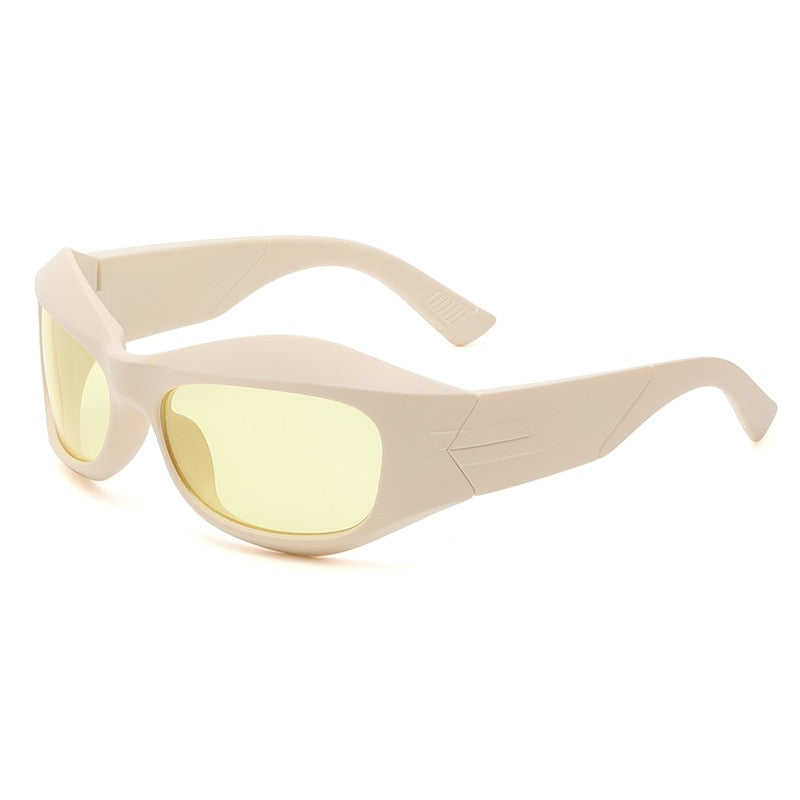 Steampunk Cycling Y2K Sunglasses Women Oversize Sport Sun Glasses for Men Sports Goggles Sunglass Occhiali Da Sole Donna