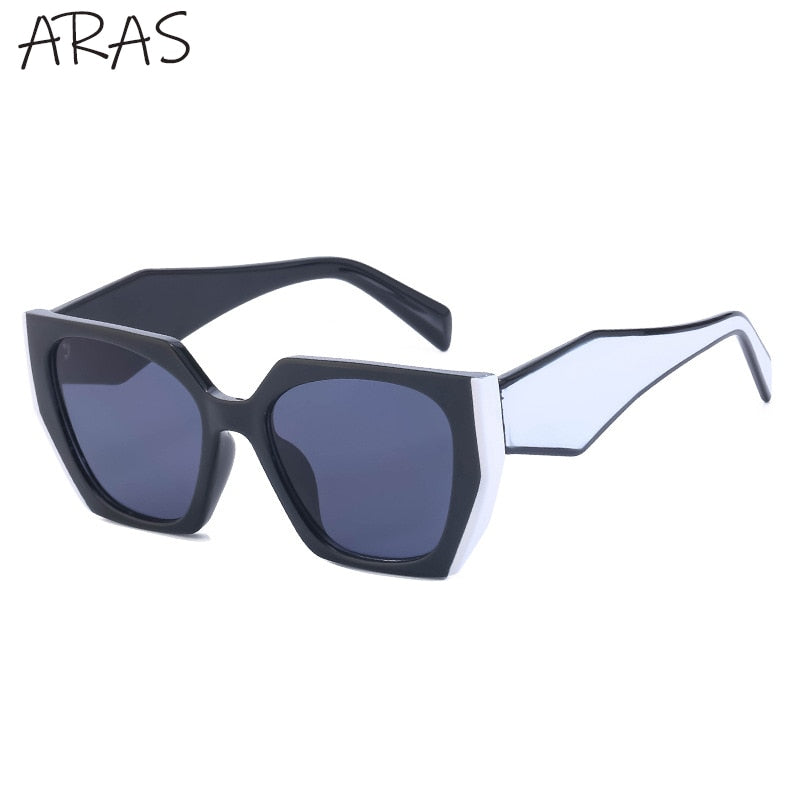 Fashion Square Sunglasses Women 2022 New Polygon Cat Eye Sun Glasses Ladies Shades UV400 Retro Luxury Brand Colorful Eyewear Men