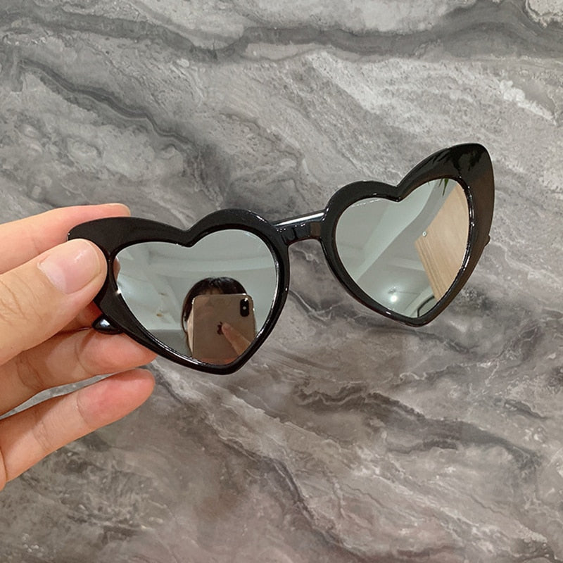Kids Sunglasses Boy Girls Heart Shaped Sun Glasses Trendy All-Match Baby Sunglasses Children Fashion Shade Eyewear Women Glasses