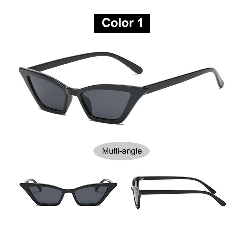 1PC Sexy Cat Eye Triangle Sunglasses Retro Female Eyewear UV400 Sun Glasses Polarized Streetwear Trending Fashion Ladies Glasse