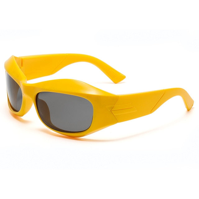 Steampunk Cycling Y2K Sunglasses Women Oversize Sport Sun Glasses for Men Sports Goggles Sunglass Occhiali Da Sole Donna