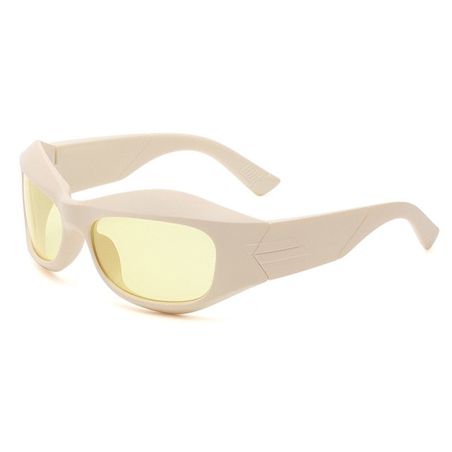Steampunk Cycling Y2K Sunglasses Women Oversize Sport Sun Glasses for Men Sports Goggles Sunglass Occhiali Da Sole Donna