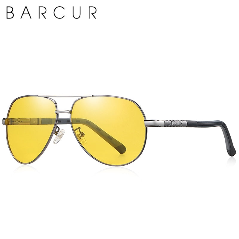 BARCUR Men Sunglasses Polarized UV400 Protection Driving Sun Glasses Women Male Oculos De Sol