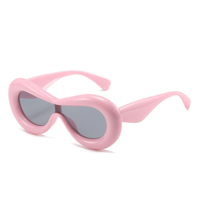 Unique Candy Color Sexy Lip Y2k Sunglasses For Women New Luxury Brand Yellow Blue Gradient Sun Glasses Men Punk Hip Hop Shades