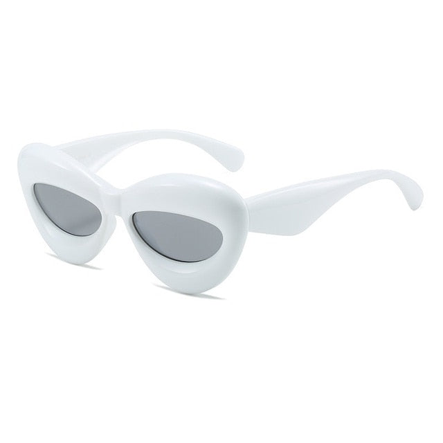 Unique Candy Color Sexy Lip Y2k Sunglasses For Women New Luxury Brand Yellow Blue Gradient Sun Glasses Men Punk Hip Hop Shades