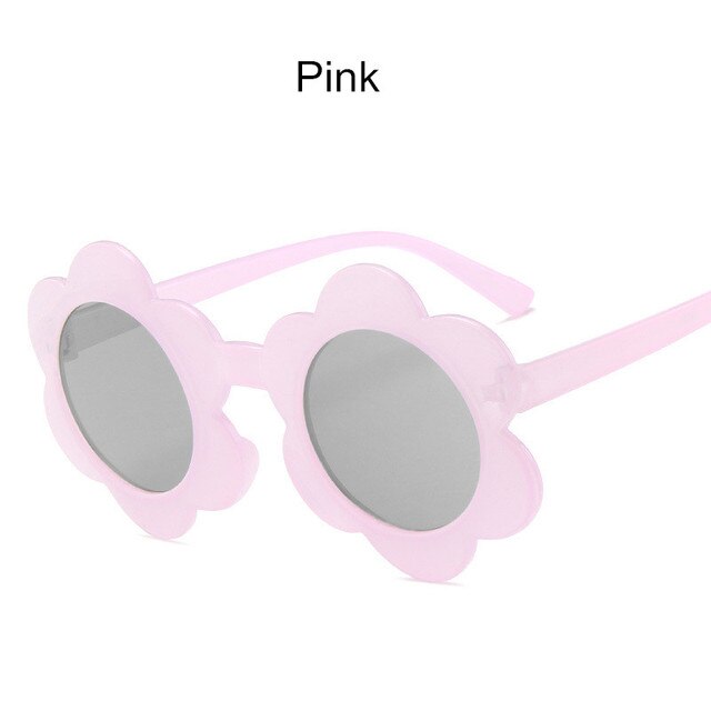 Vintage Kids Sunglasses Child Sun Glasses Round Flower Gafas Baby Children UV400 Sport Sunglasses Girls Boys Oculos De Sol