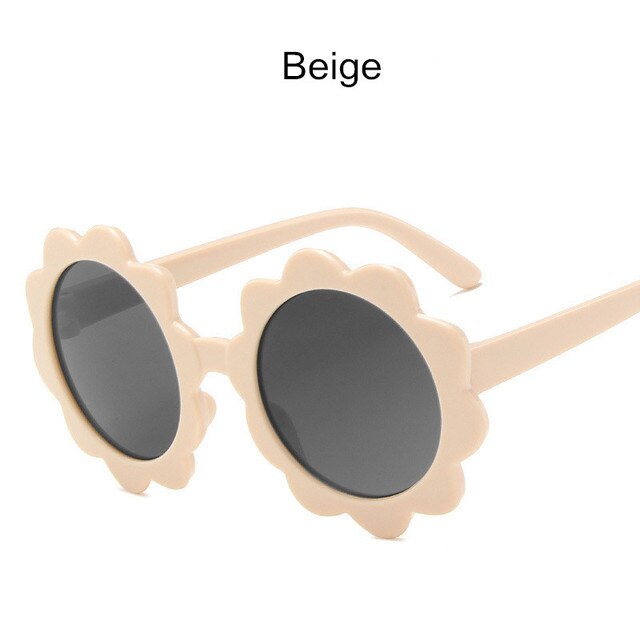 Vintage Kids Sunglasses Child Sun Glasses Round Flower Gafas Baby Children UV400 Sport Sunglasses Girls Boys Oculos De Sol