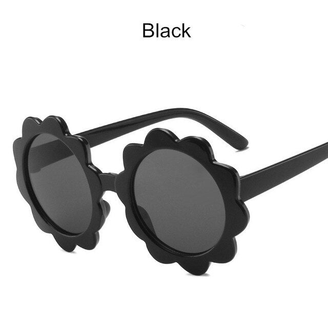 Vintage Kids Sunglasses Child Sun Glasses Round Flower Gafas Baby Children UV400 Sport Sunglasses Girls Boys Oculos De Sol