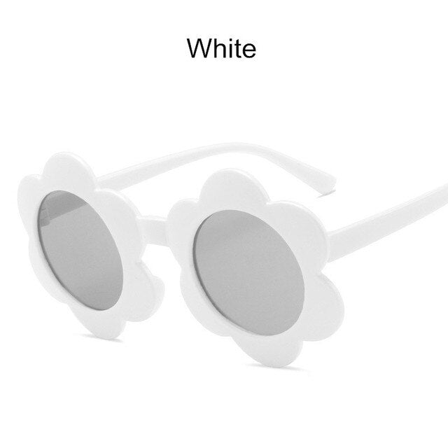 Vintage Kids Sunglasses Child Sun Glasses Round Flower Gafas Baby Children UV400 Sport Sunglasses Girls Boys Oculos De Sol