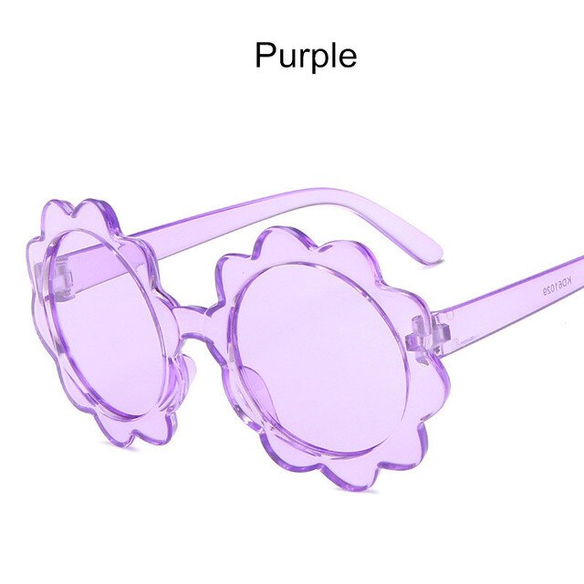 Vintage Kids Sunglasses Child Sun Glasses Round Flower Gafas Baby Children UV400 Sport Sunglasses Girls Boys Oculos De Sol