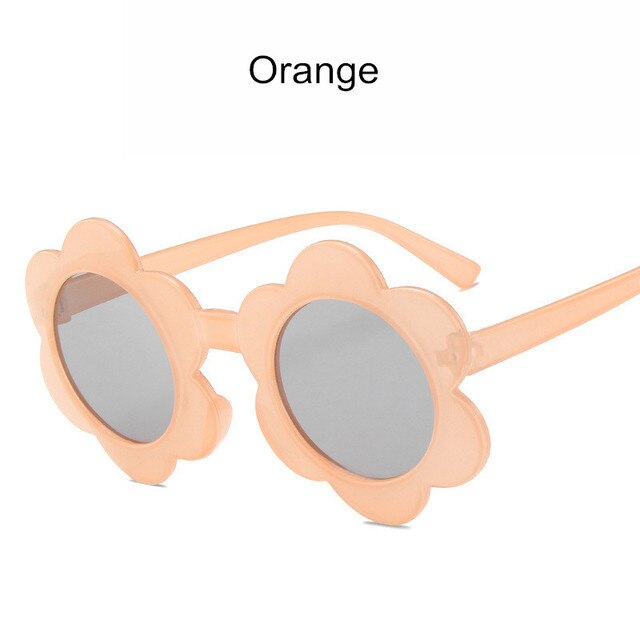 Vintage Kids Sunglasses Child Sun Glasses Round Flower Gafas Baby Children UV400 Sport Sunglasses Girls Boys Oculos De Sol
