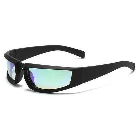 Y2K Sports Punk Sunglasses Women Men 2022 Luxury Brand Designer Square Goggle Sun Glasses UV400 Colorful Mirror Fashion Eyewear