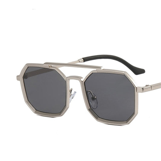 Yoovos Polygon Sunglasses Men 2022 Vintage Men Sunglasses Retro Showing Face Small Shades Glasses Rectangle Gafas De Sol Mujer