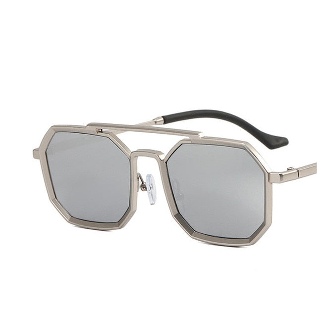 Yoovos Polygon Sunglasses Men 2022 Vintage Men Sunglasses Retro Showing Face Small Shades Glasses Rectangle Gafas De Sol Mujer