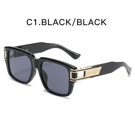 ZFYCOL Retro Square Sunglasses Men Luxury Brand Oversized Women Sunglasses Fashion Glasses Car Driving Sunglasses UV400 Oculos