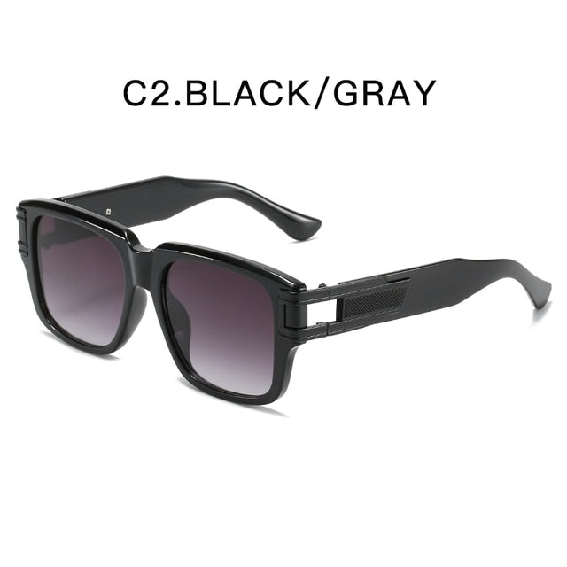 ZFYCOL Retro Square Sunglasses Men Luxury Brand Oversized Women Sunglasses Fashion Glasses Car Driving Sunglasses UV400 Oculos