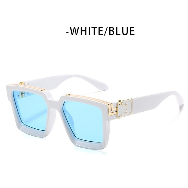 ZFYCOL Steampunk Sunglasses Men 2023 Luxury Brand Designer Retro Trend Sunglasses Women Square Anti-Glare Driving Glasses Male