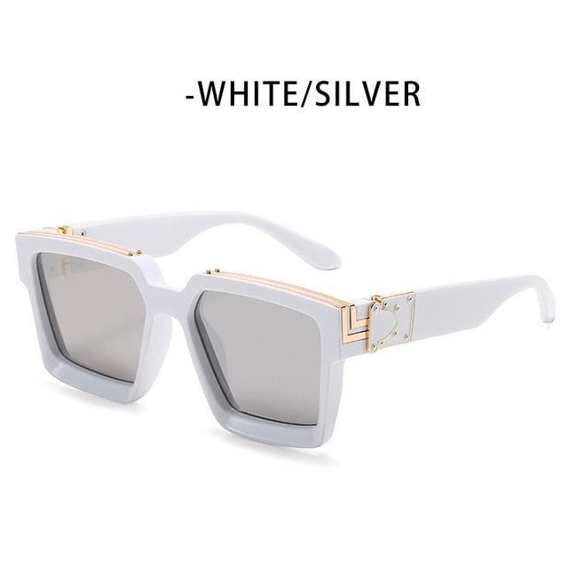 ZFYCOL Steampunk Sunglasses Men 2023 Luxury Brand Designer Retro Trend Sunglasses Women Square Anti-Glare Driving Glasses Male