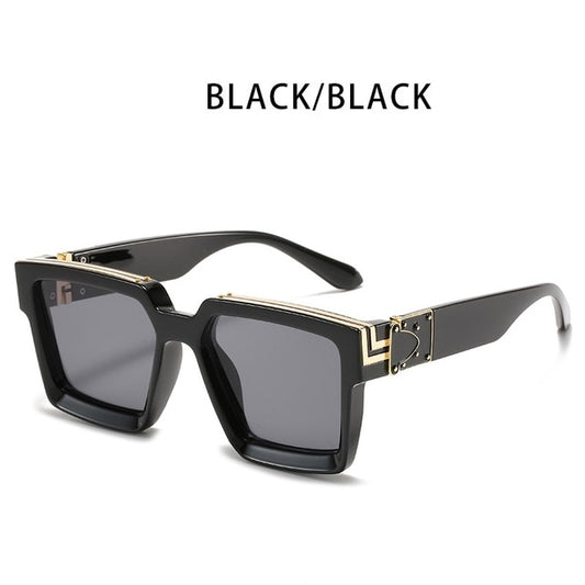 ZFYCOL Steampunk Sunglasses Men 2023 Luxury Brand Designer Retro Trend Sunglasses Women Square Anti-Glare Driving Glasses Male
