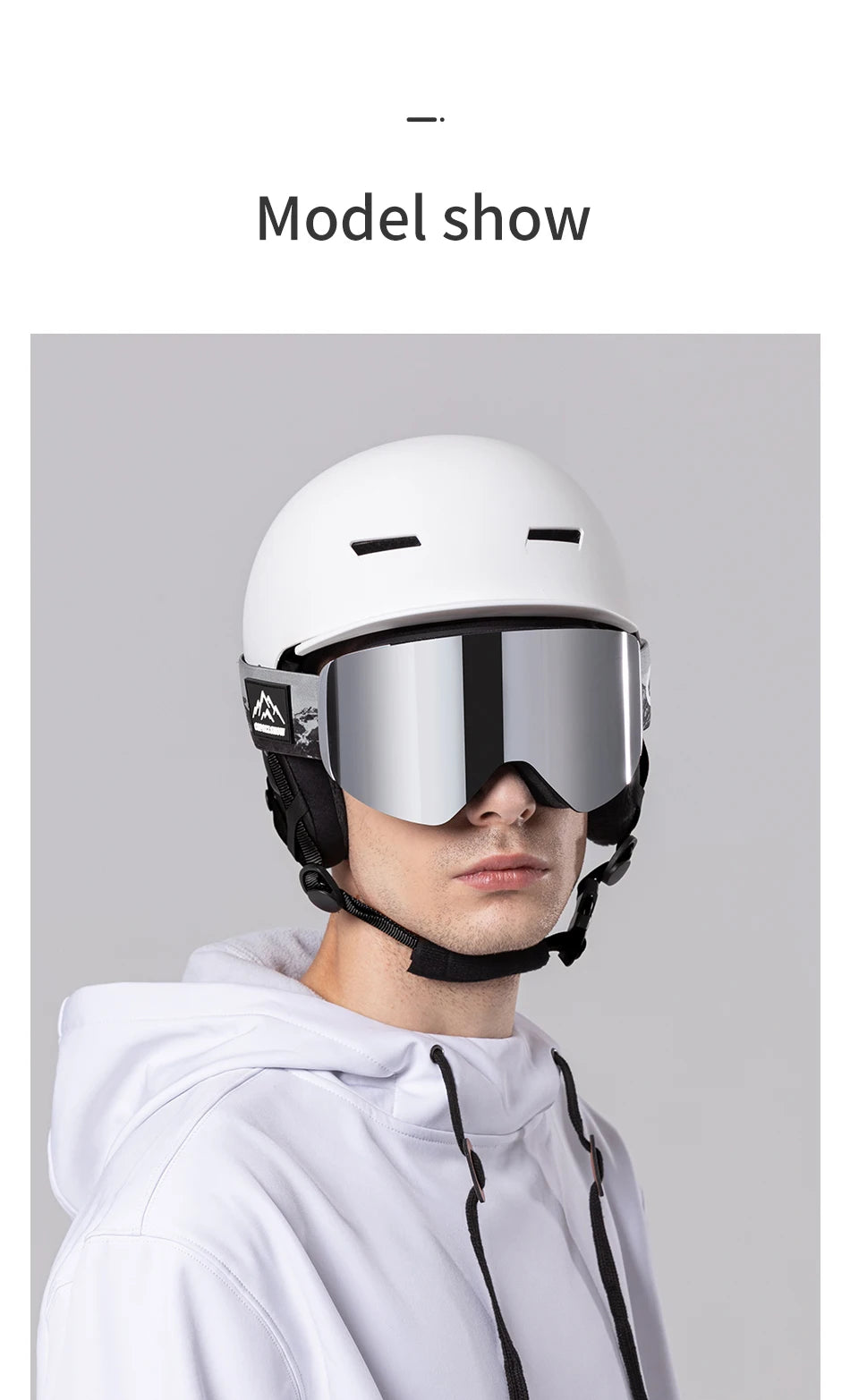 COPOZZ OTG Ski Goggles | UV400 Anti-Fog | Fits Over Glasses | Yellow Lens Kit Included