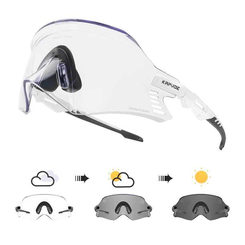 KAPVOE Cycling Sunglasses Cycling Glasses UV400 MTB Bicycle Eyewear Outdoor Sports Goggles Women Men Road Bike Racing Equipment