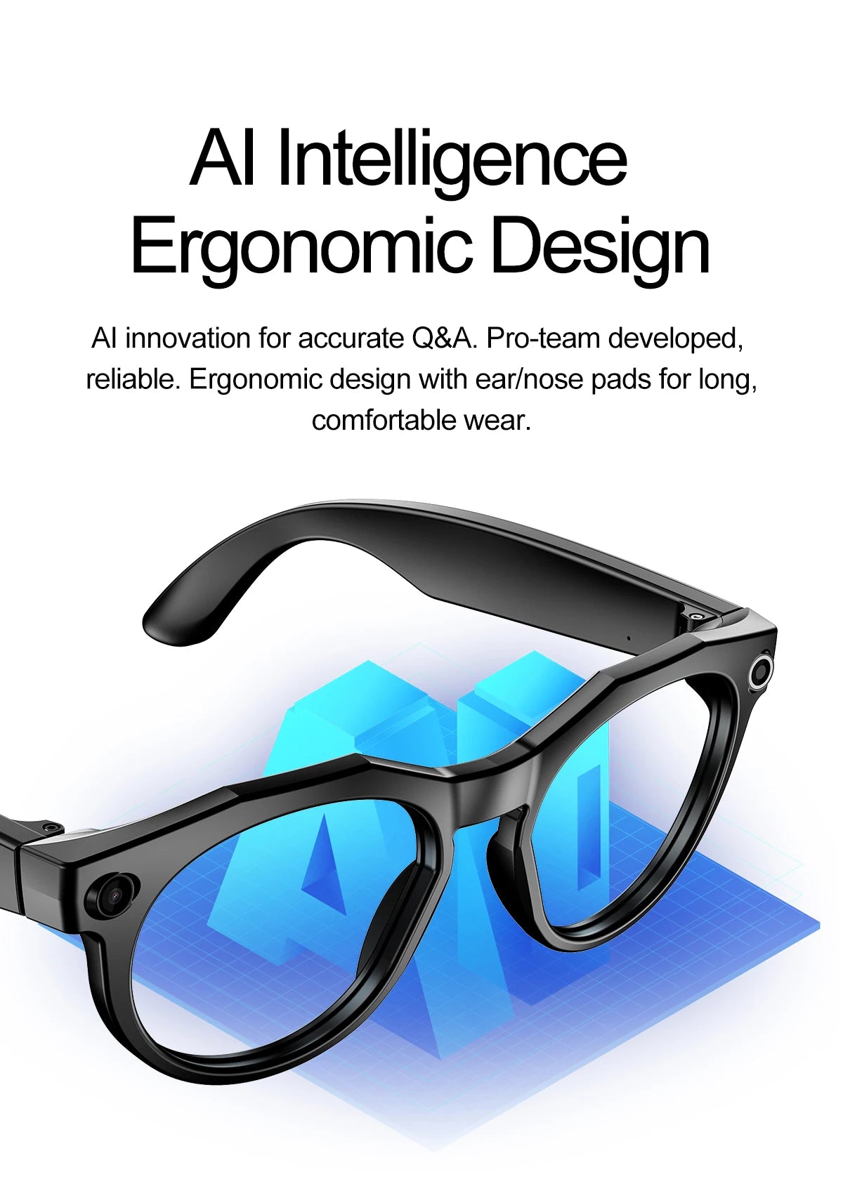 2026 New 8K HD AI Smart Glasses Men Chat GPT 800MP Camera Bluetooth Call AI Translation Voice Assistant Control Sunglasses Women