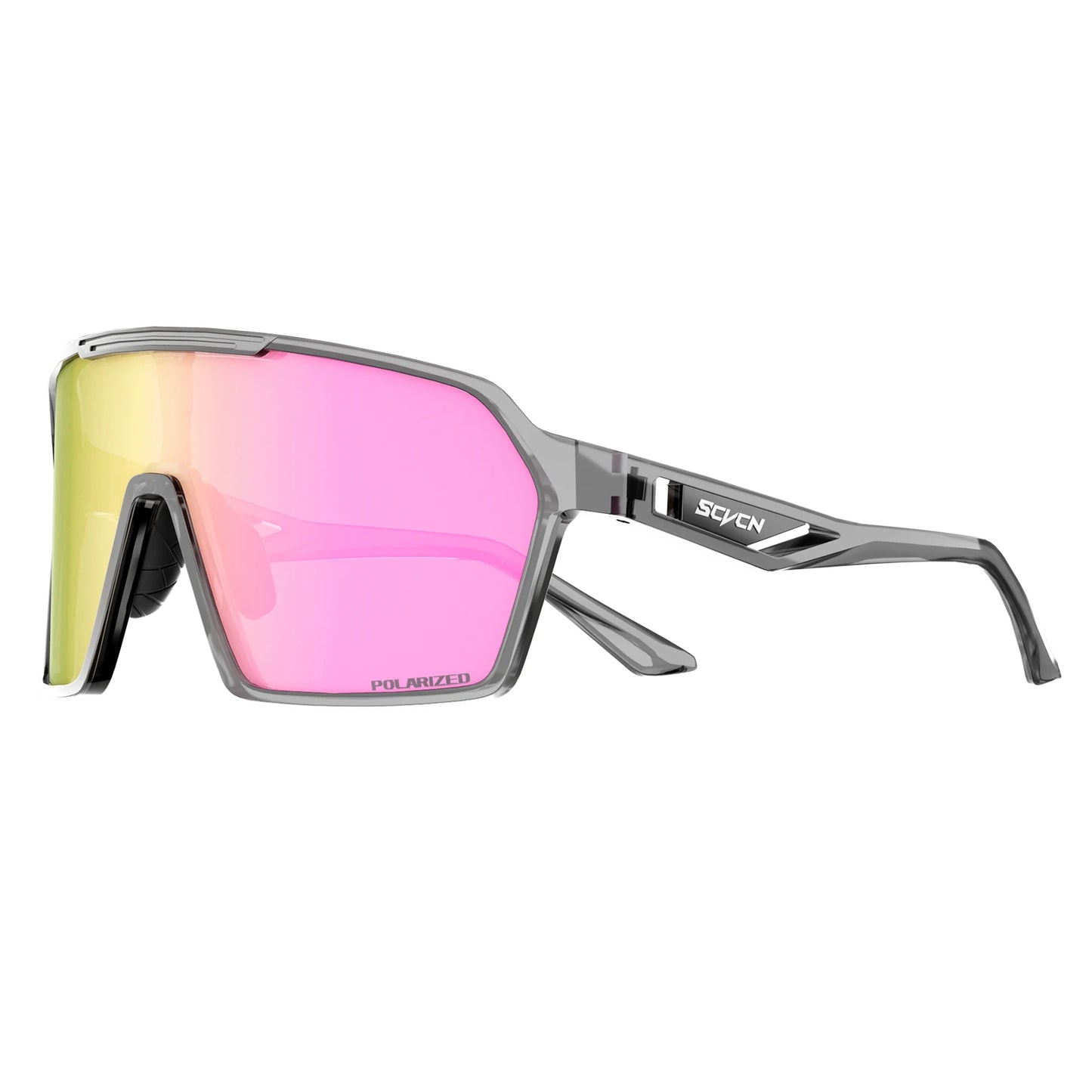 SCVCN Fashion Polarized Sunglasses Cycling Glasses for Men Mountain Bike Eyewear Baseball Sports Goggles Skating Sun Glasses