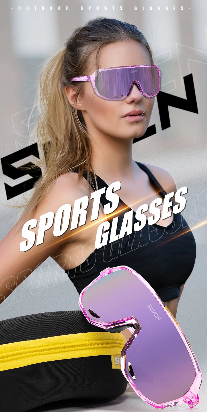 SCVCN New Photochromic Sunglasses Cycling Glasses for Men Bicycle Eyewear Women MTB Mountain Road Bike Cycling UV400 Goggles