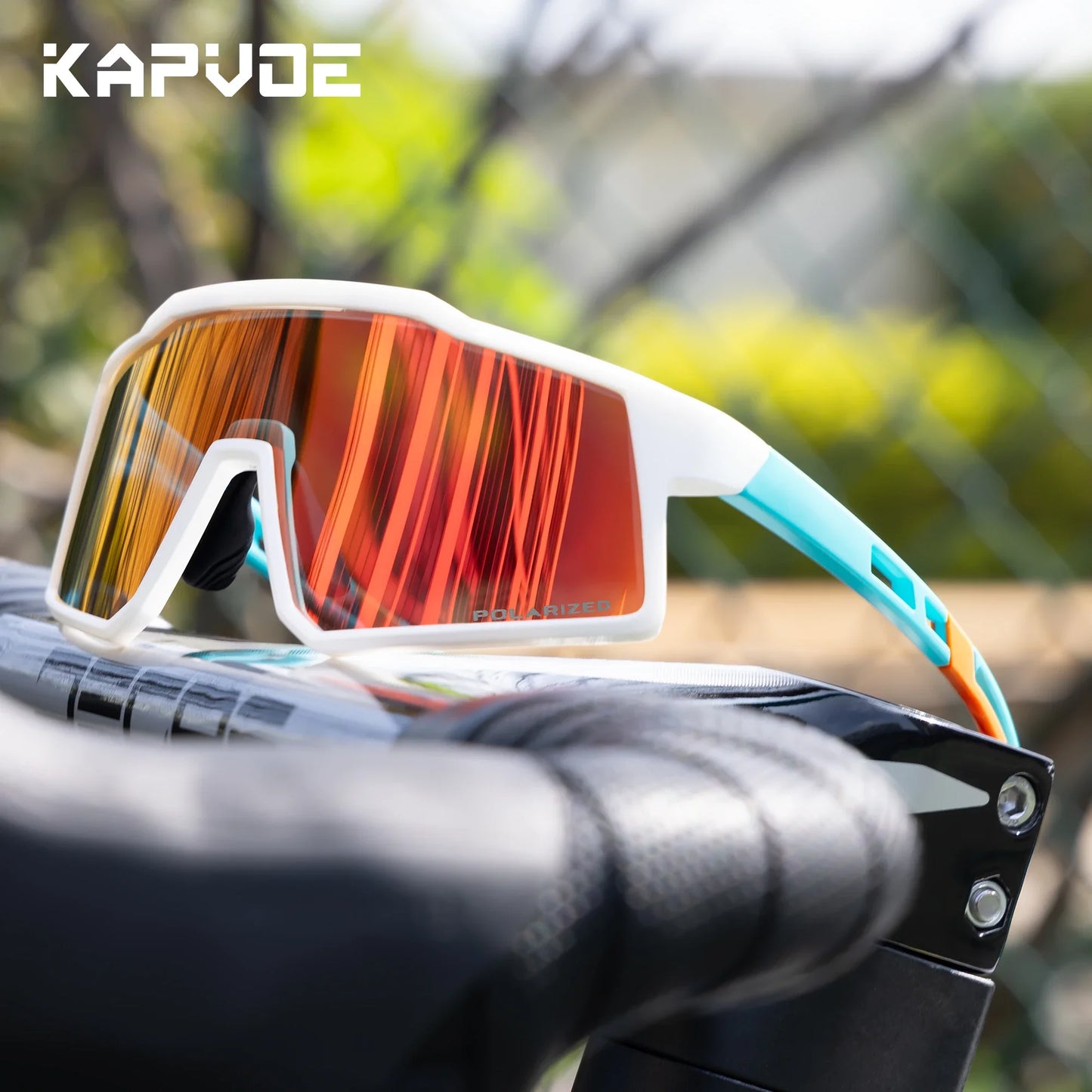Kapvoe Kids Sports Sunglasses Polarized Cycling Glasses Teenagers UV400 Eyewear Boys and Girls Sports Running Biking Baseball