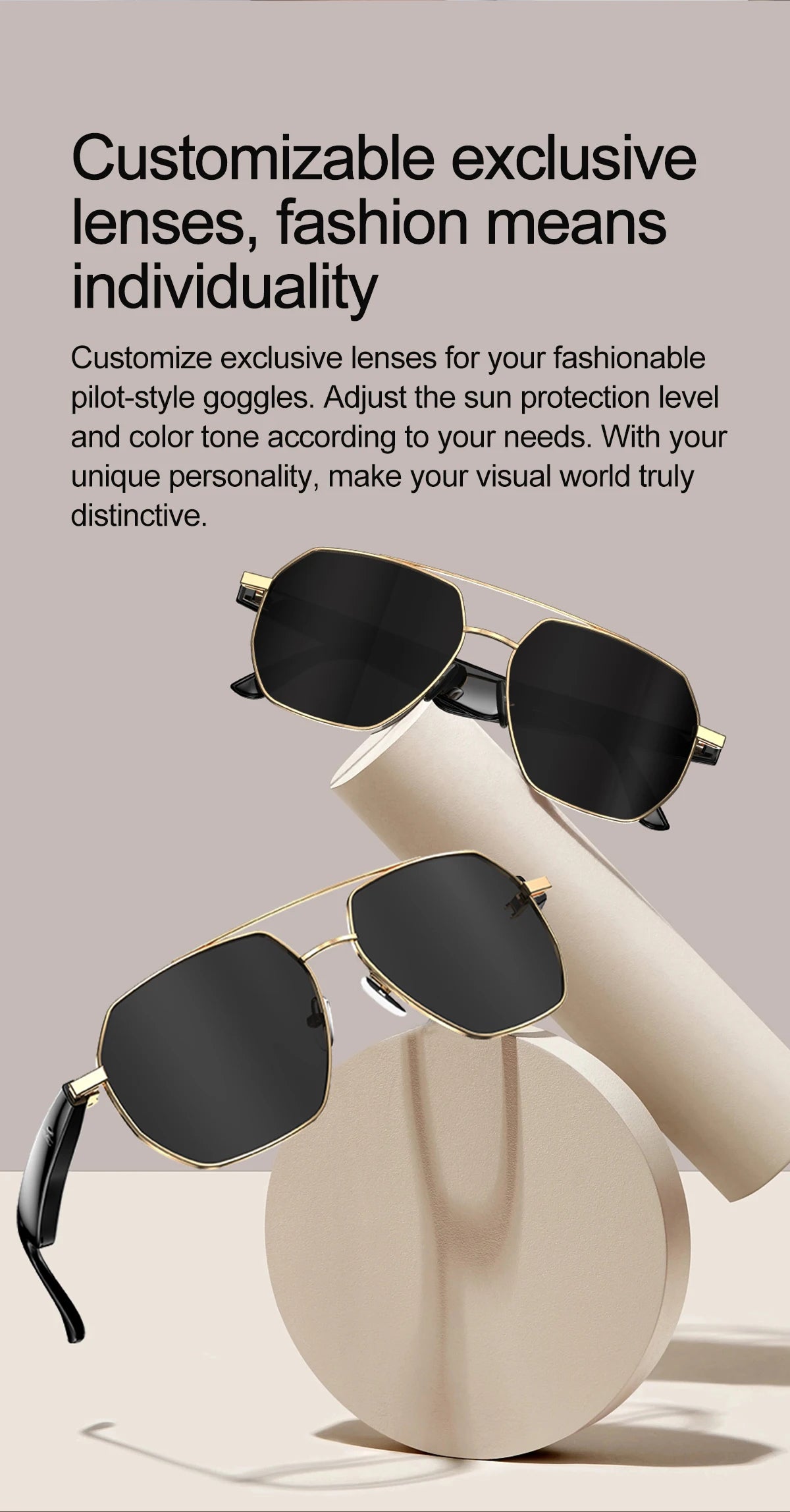 696 AI Voice Video Call Real-time Translation Intelligent Question Answering Smart Glasses UV Protection Sport BT Sunglasses