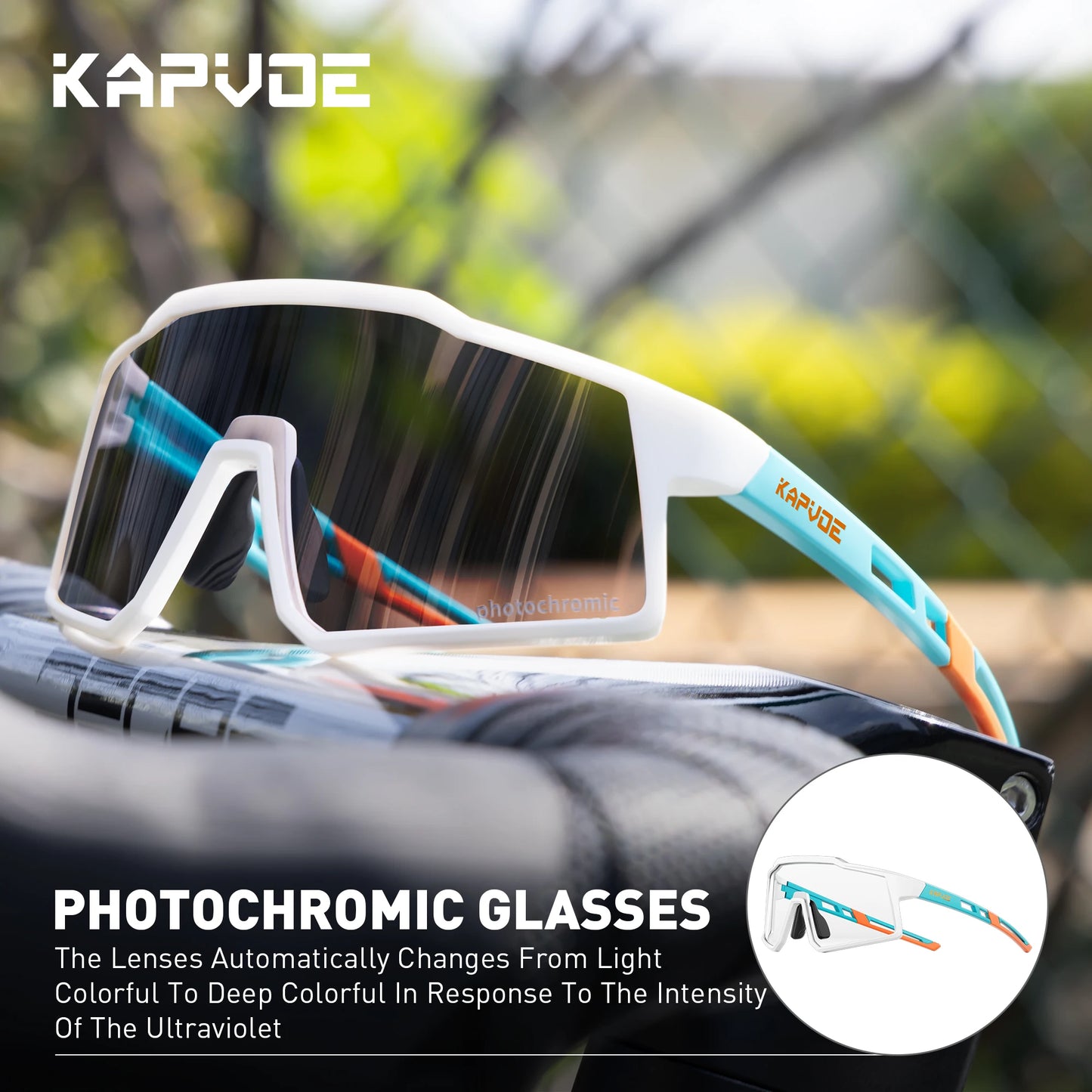 Kapvoe Kids Sports Sunglasses Polarized Cycling Glasses Teenagers UV400 Eyewear Boys and Girls Sports Running Biking Baseball