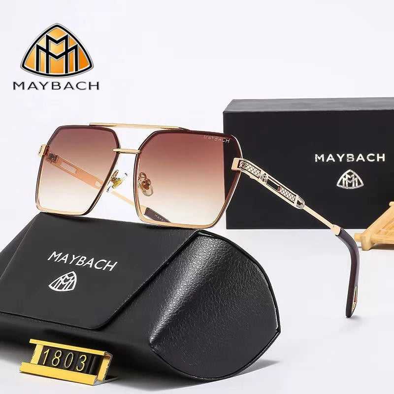 MAYBACH Luxury Sunglasses | UV400 Square Frame | Men's Fashion Driving Shades