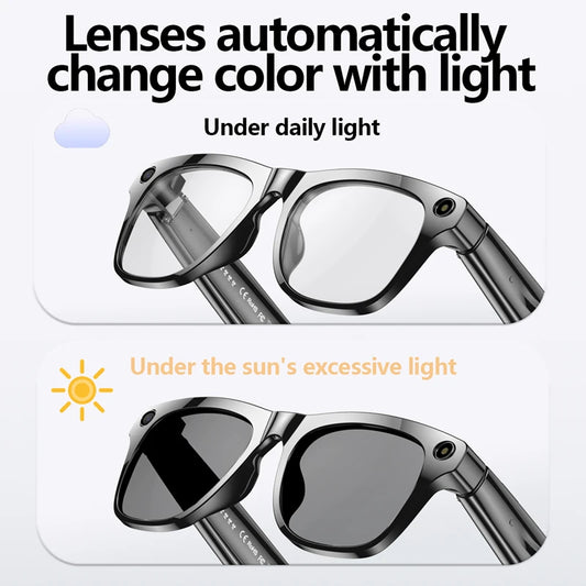 Xiaomi Mijia Smart Glasses | Bluetooth Call, Camera & Color-Changing Lenses