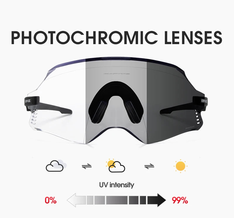 KAPVOE Cycling Sunglasses Cycling Glasses UV400 MTB Bicycle Eyewear Outdoor Sports Goggles Women Men Road Bike Racing Equipment