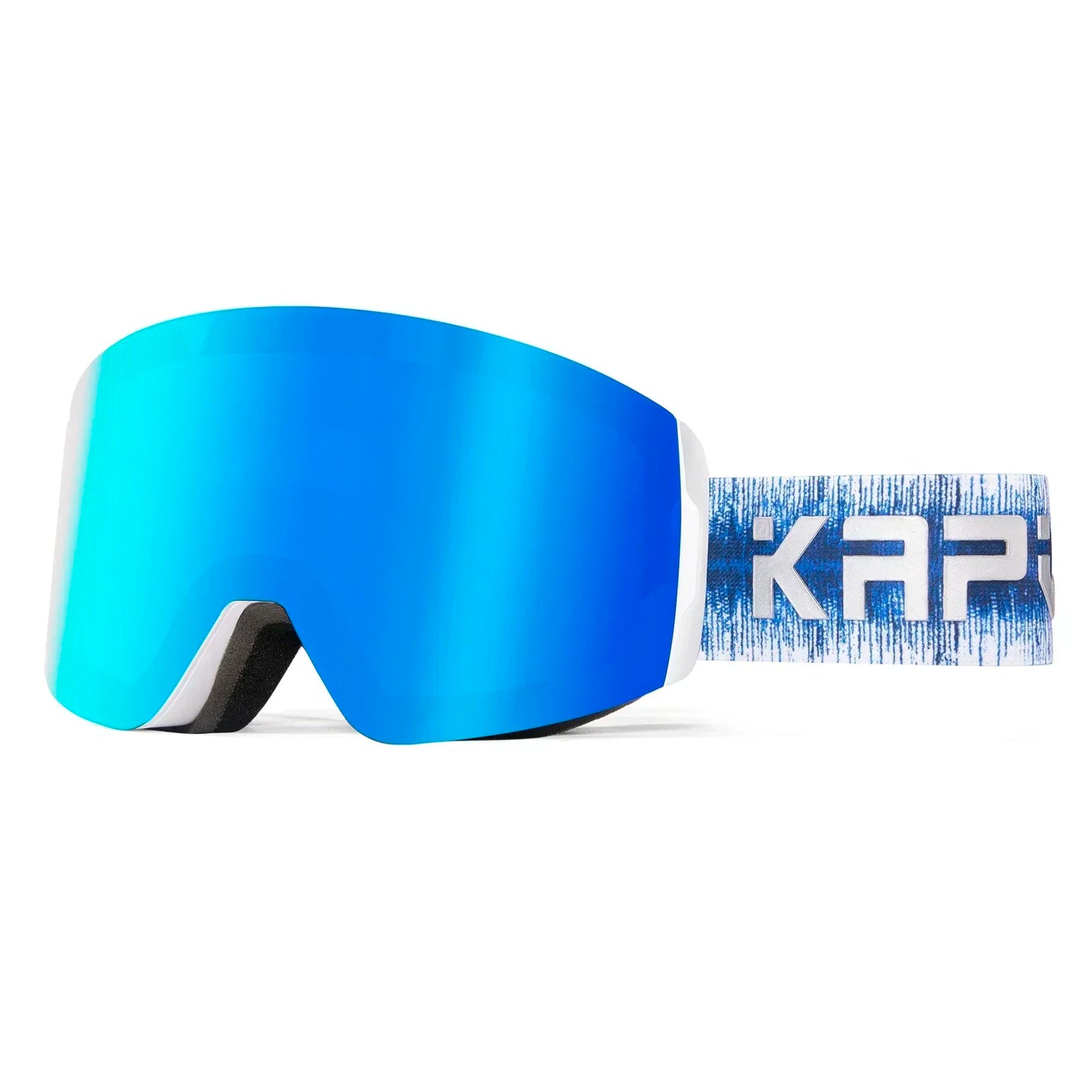 Kapvoe OTG Ski Goggles for Women | UV400 Anti-Fog | Fits Over Glasses | Snowboard & Snowmobile