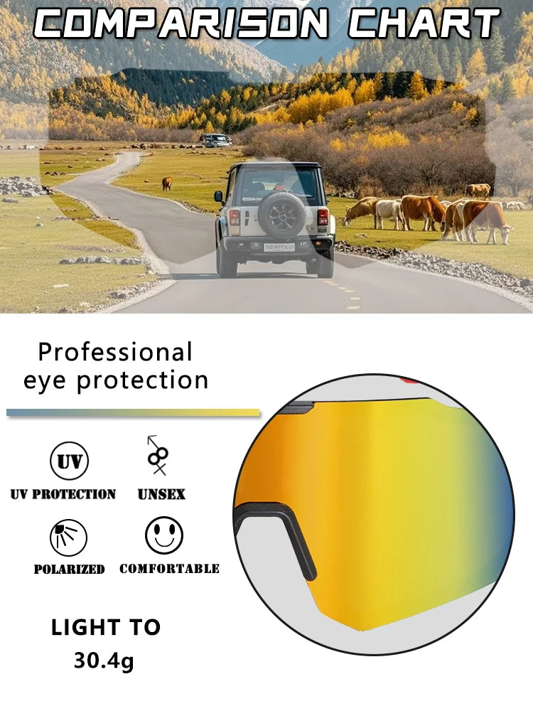 SMITHDRIFT Cycling Sunglasses Men Women UV400 Sport Glasses Running Baseball Golf Goggles