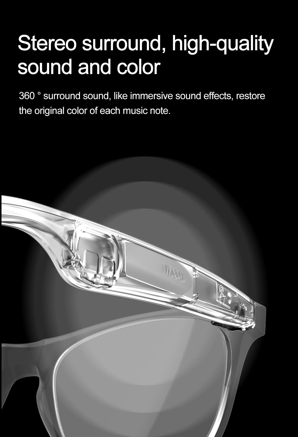 LIGE Smart Glasses AI Intelligent Real-time Translation Bluetooth 6.0 Sunglasses Outdoor Sport Earphone Calling Music Eyeglasses