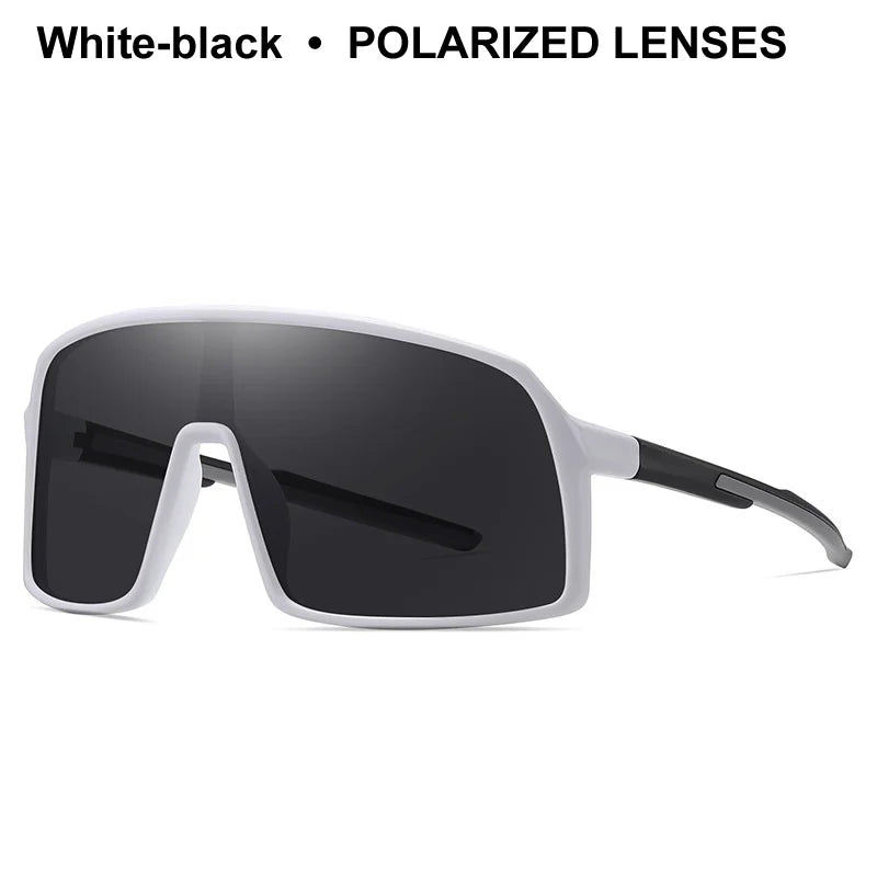 Large Frame UV400 Polarized/Photochromic Sports Cycling Bike Glasses Men Women TR90 MTB Baseball Fishing Softball Sunglasses