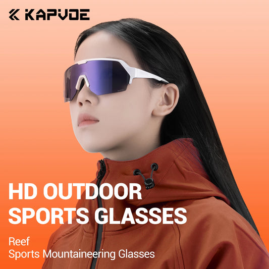 Kapvoe Cycling Glasses Bike Sunglasses Fashion Driving Shades Glasses Bike Bicycle UV400 Sports Glasses Men Women Baseball 2025