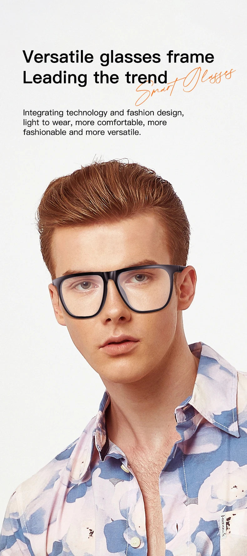 New Smart Glasses UV Protection Lenses Headphone AI Voice Bluetooth Call Gesture Control Outdoor Sport Sunglasses Women Men Gift