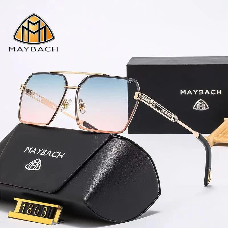 MAYBACH Luxury Sunglasses | UV400 Square Frame | Men's Fashion Driving Shades