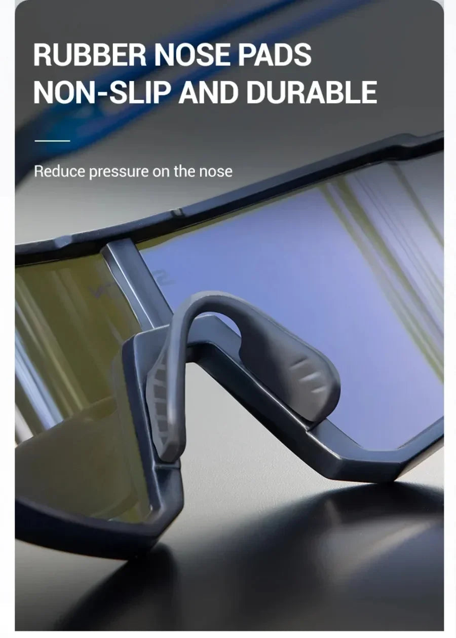 SCVCN UV400 Cycling Glasses Sunglasses for Men Sports Bike Bicycle Hiking Camping Golf Protection Glasses Women Baseball Fashion