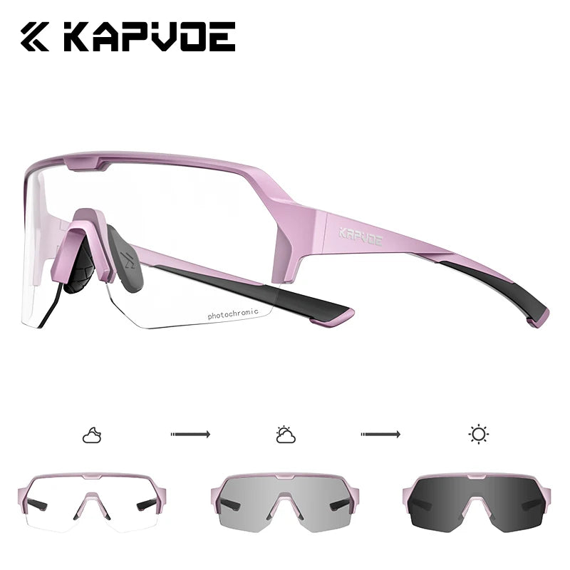 Kapvoe Women's Cycling Sunglasses | UV400 Fashion Sports Shades | Driving & Baseball