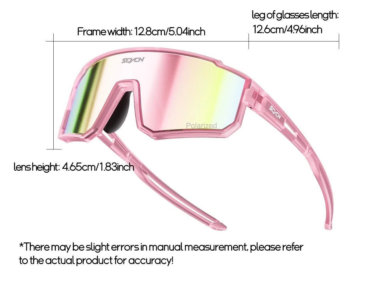 SCVCN Kids Polarized Sports Sunglasses Photochromic UV400 Boy Baseball Glasses Cycling Outdoor Eyewear Running Hiking Sunglasses