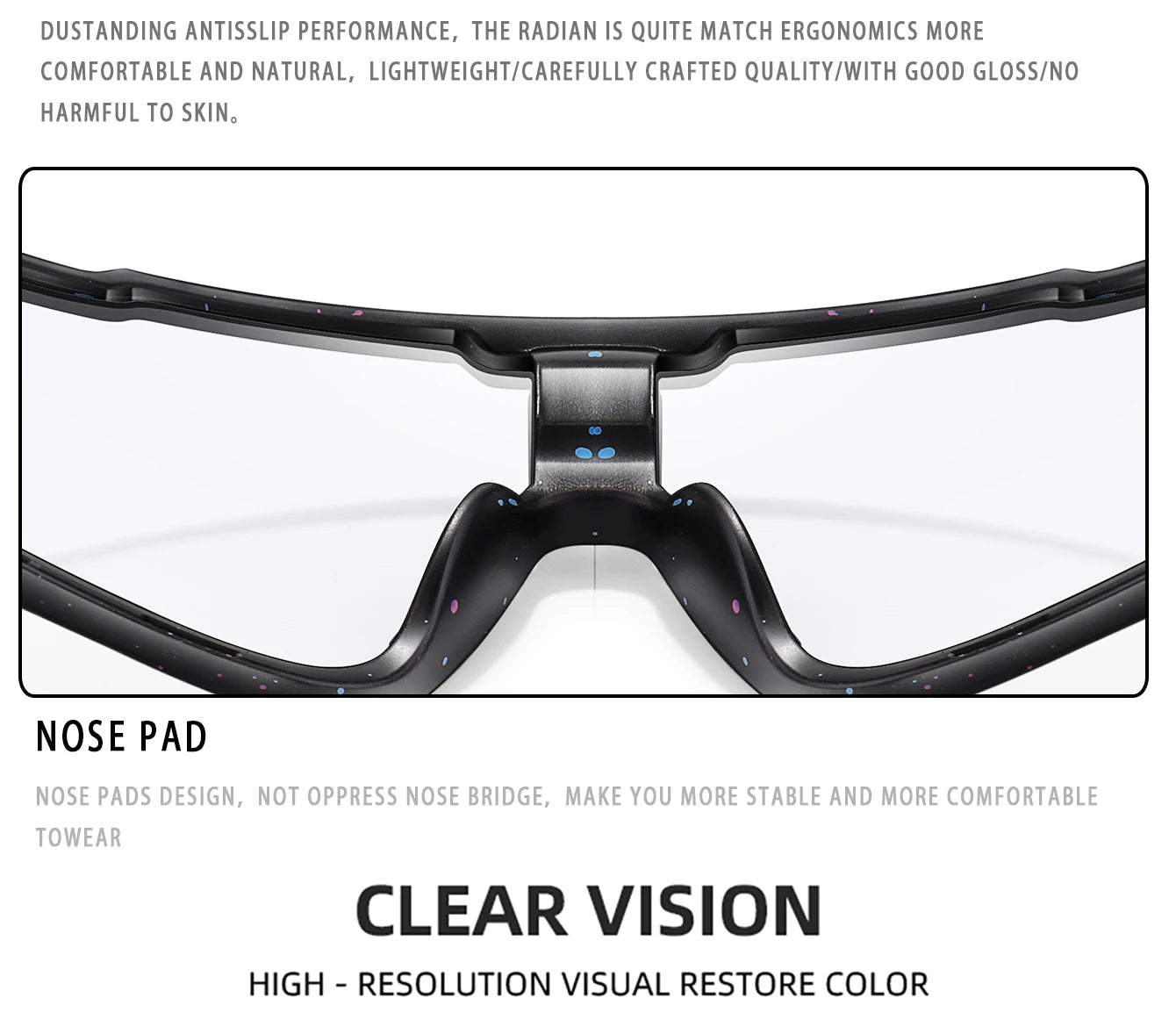 POAT Brand New Style Photochromic Sunglasses Sports Men Women MTB Bike Bicycle Eyewear Cycling Fishing Running Glasses