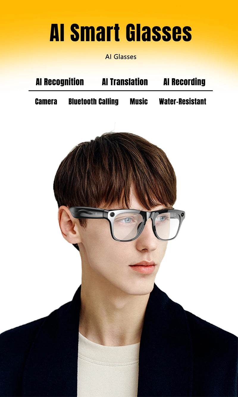 Xiaomi Mijia Smart Glasses | Bluetooth Call, Camera & Color-Changing Lenses