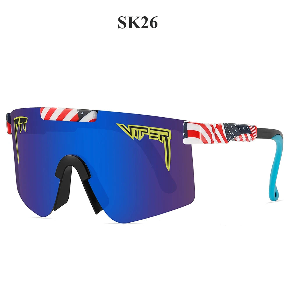 Kids Youth UV400 Sun Glasses Outdoor Baseball Softball Sunglasses Sport Cycling Eyewear Mtb Boys Girls