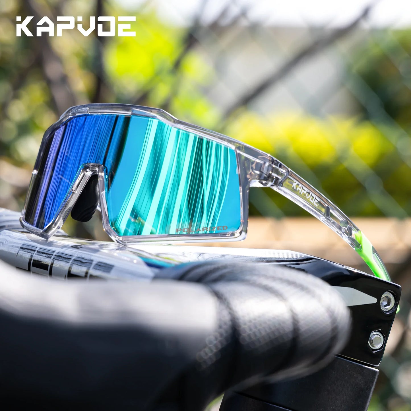 Kapvoe Kids Sports Sunglasses Polarized Cycling Glasses Teenagers UV400 Eyewear Boys and Girls Sports Running Biking Baseball