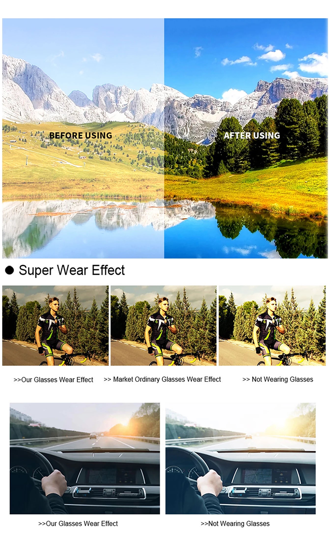 POAT Brand New Style Photochromic Sunglasses Sports Men Women MTB Bike Bicycle Eyewear Cycling Fishing Running Glasses